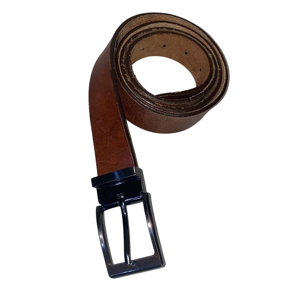 Men's Brown Leather Belt Size 44